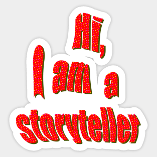 Storyteller Sticker